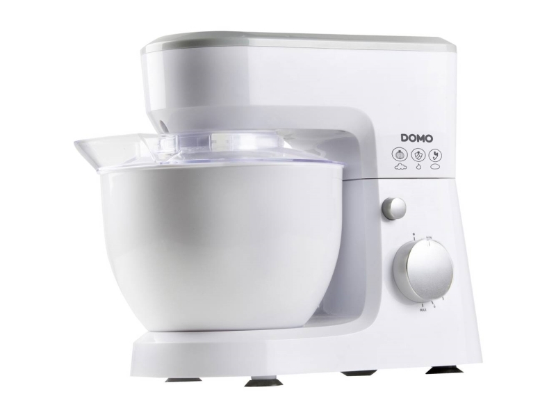 Domo DO9241KR, 4 l, Vit, Knappar, Rotations-, 600 W, 410 mm, 264 mm