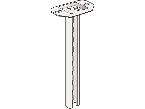 Wibe Group Deckenpendel 2F, Höhe 80 Mm, Breite 135 Mm, Länge 640 Mm, Feuerverzinkt