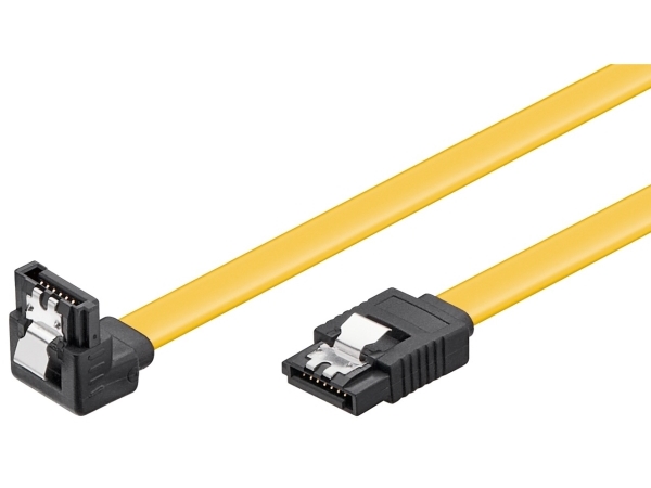 Goobay Taksata030dr, 0,3 M, Sata 7-Pin, Sata 7-Pin, Männlich/Männlich, Schwarz, Gelb, Gerade