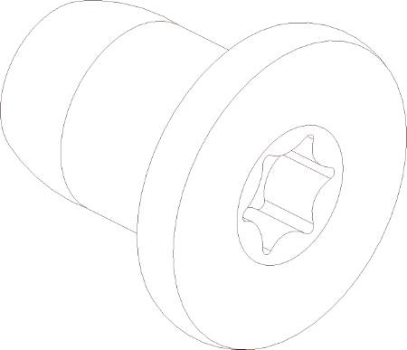 CUBIC Cylinderskruv, torx, lågt huvud. | EL Artiklar - Elcentral - Diverse utrustning för svarta tavlor | GameStuff