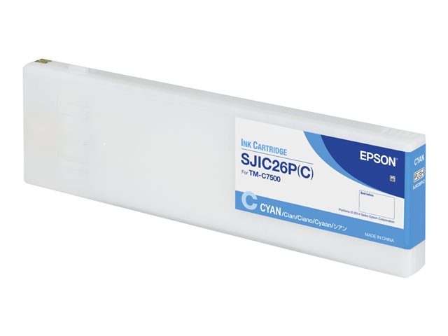 Epson Sjic26p : Ink Cartridge For Colorworks C7500 (Cyan), 294,3 Ml, 1 Stück(E)
