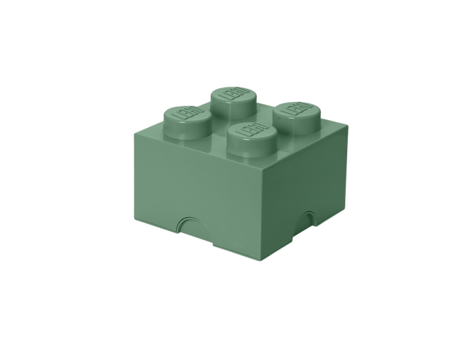 Se LEGO opbevaringskasse med 4 knopper - Grøn hos Computersalg.dk