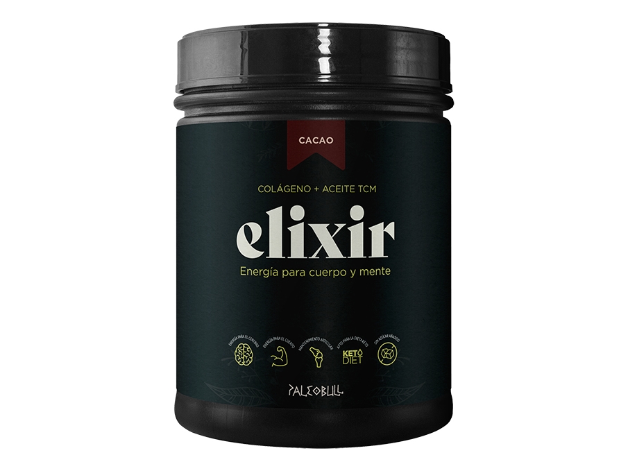Paleobull Elixir Cacao, Pulver, Hydrolyseret Kollagen, Plastflaske, 450 G, 1 Stk, 15 G