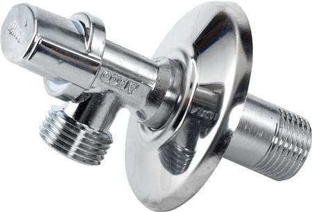 Broen Arcofix Stopvt. 1/2X1/2 - Forkromet. Lang Mo.