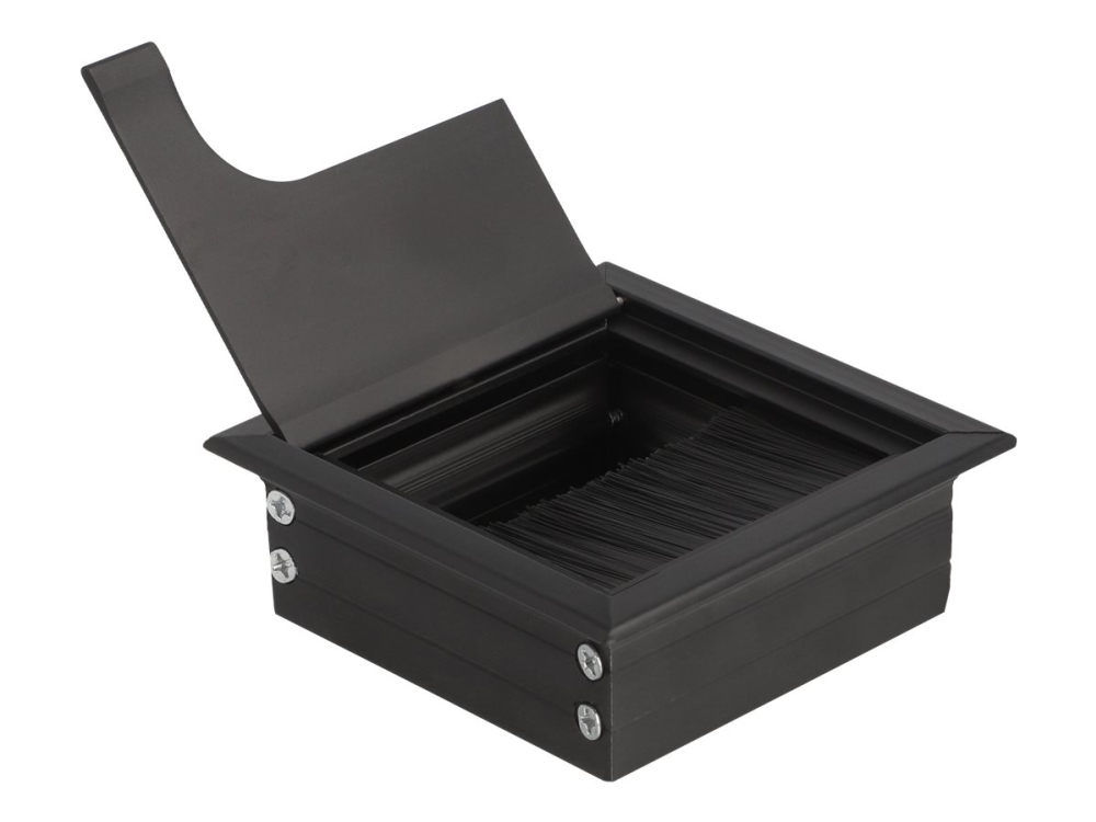 Delock - Kabelkrans - svart | EL Artiklar - Elcentral - Monteringsskåp | GameStuff