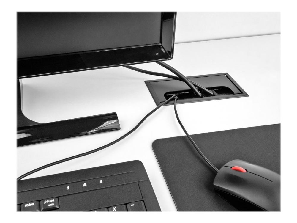 Delock - Kabelkrans - svart | EL Artiklar - Elcentral - Monteringsskåp | GameStuff