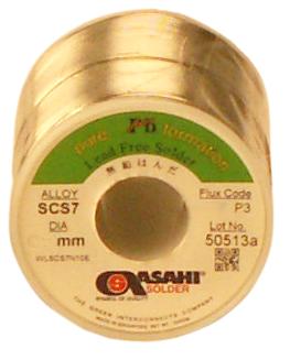 Blyfri loddetin 0,5mm 250g på spoler, Cu0,7 Si, flus 5013 | VVS Artiklar - Verktyg för VVS - Lödningsverktyg | GameStuff