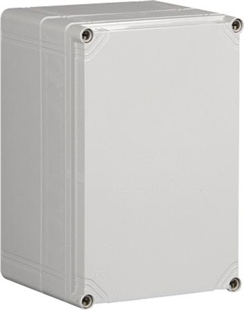 Ensto Wandschrankeinbaukasten Komplett Cubo O Abs 400X600x185 Mm Grau Ral7035 Mit Grauem Hohen Deckel Ip66/67 Ohne Ausbrüche