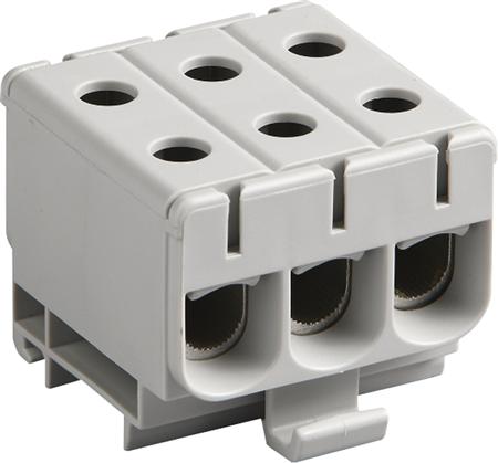 Ensto Durchführungsklemme 6-50Mm² Schraubklemme Grau 3Pol