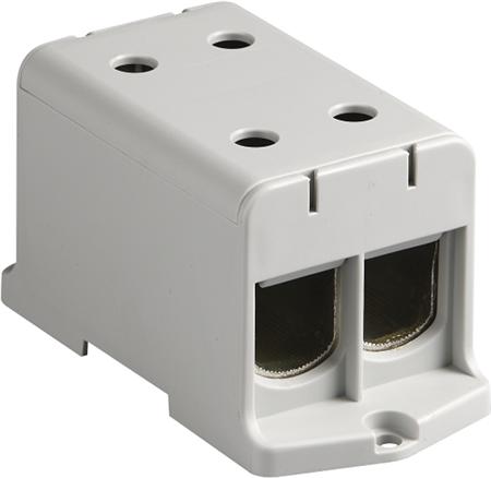 Ensto Durchführungsklemme 35-240Mm² Schraubklemme Grau Doppel