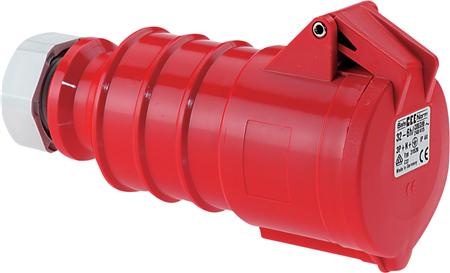 Bals Cee-Verlängerungsschnur H6 400V Ac 16A 7-Polig, Redmultigrip Kabelentlastung, Quick Connect Ip44 Polyamid