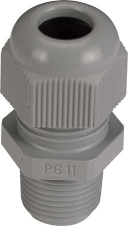 JACOB Forskruning Perfect NPT ¾ kabel Ø9-16mm IP68, UL polyamid, lysegrå RAL 7035