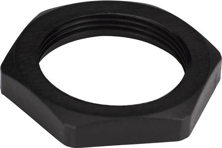 JACOB Møtrik M25x1,5 polyamid, sort RAL 9005 | EL Artiklar - Andra EL - Starka kraftartiklar | GameStuff
