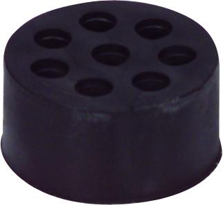 Jacob Multipack Perfect M25 Kabel Ø 6X4 Mm Tpe-Gummi, Schwarz