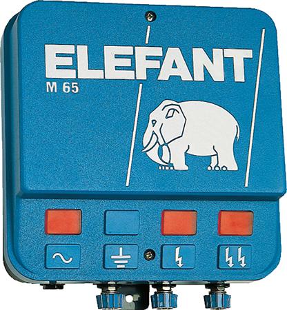 Elephant Weidezaungerät M65, 230Vspannung 9500V, Impulsenergie 6,5 Jouleaufladeenergie 8 Joule