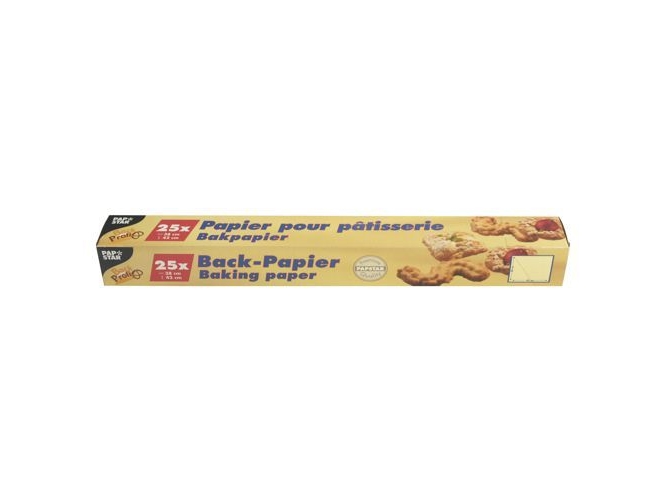 Papstar 14201, 25 Blätter, Braun, 220 °C, Box