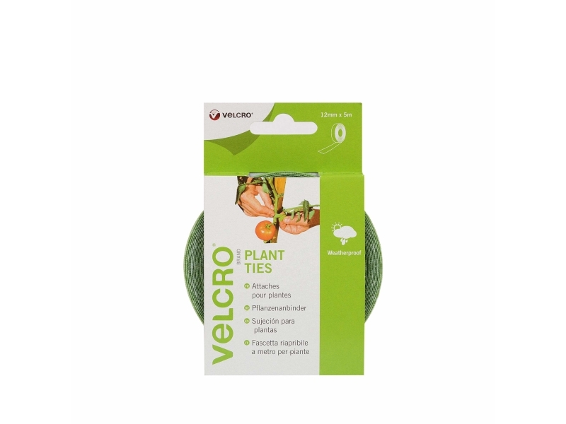 Velcro Vel-Ec60202, Grün, 12 Mm, 5 M, 1 Stück(E)