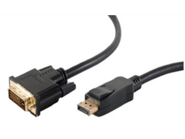Shiverpeaks Bs77493-1, 3 M, Displayport, Dvi, Hanstik, Hanstik, Guld