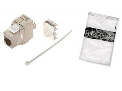 shiverpeaks ?at6A RJ45, Flad, Rustfrit stål, RJ45, Hunstik, 10GBase-T, Cat6