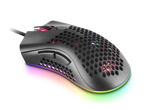 Mars Gaming Mmex, Højre Hånd, Optisk, Usb Type-A, 32000 Dpi, Sort