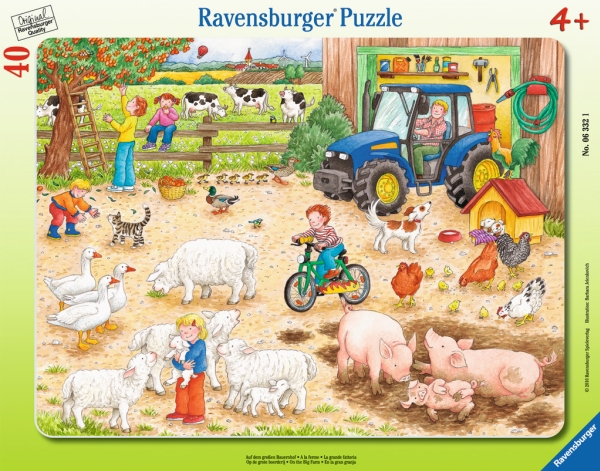 Ravensburger 4005556063321, 40 Stück(E), Tiere
