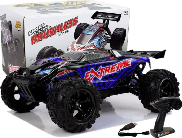 LEANToys Remote-Controlled Rally Car 1:18 Blue ENOZE 9302E Speed 45 km/h