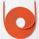 Stofledning - 4,0 Meter Orange