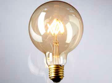 Decopear Led 3W Kugel Ø95 Gold Glas