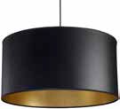 Leinwand Isabella Castillo Ø40 Schwarz/Gold