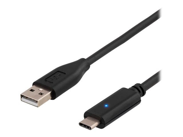 Deltaco - Usb-Kabel - Usb (Han) Til Usb-C (Han) - Usb 2.0 - 1 M - Sort