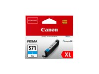 Canon Cli-571C Xl - 11 Ml - Højtydende - Cyan - Original - Blækbeholder - For Pixma Ts5051, Ts5053, Ts5055, Ts6050, Ts6051, Ts6052, Ts8051, Ts8052, T