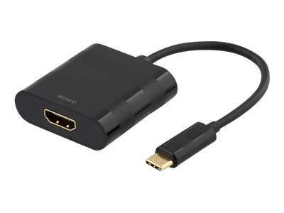 Deltaco Usbc-Hdmi, 0,1 M, Usb Typ-C, Hdmi, Männlich, Weiblich, Gerade