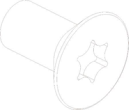 Skruv försänkt torx 3102-0612 | EL Artiklar - Elcentral - Diverse utrustning för svarta tavlor | GameStuff