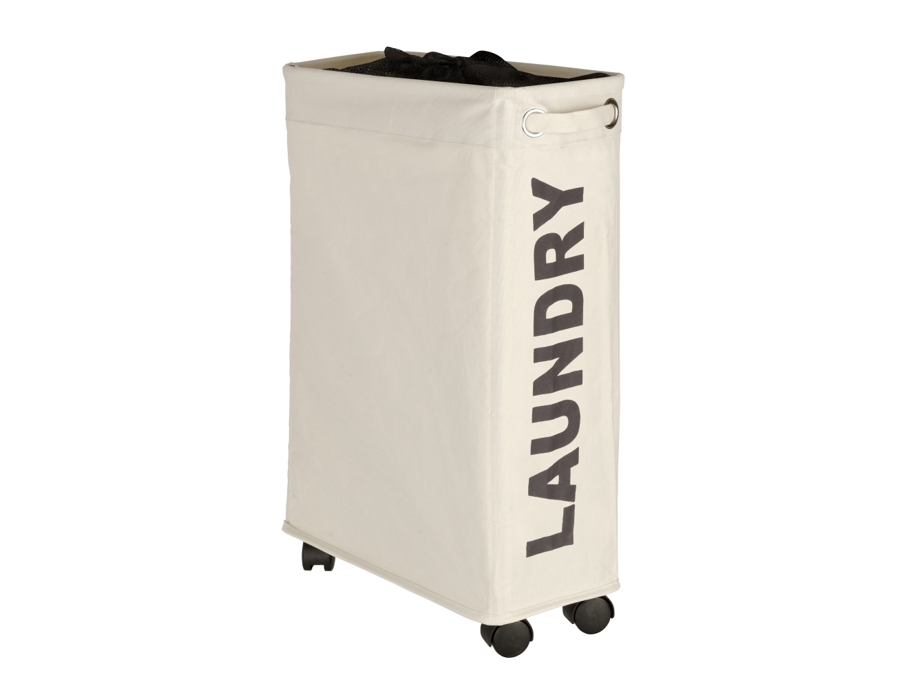 "Wenko Corno Vasketøjskurv, Polyester, 43 L, 40X60x8,5 Cm, Beige