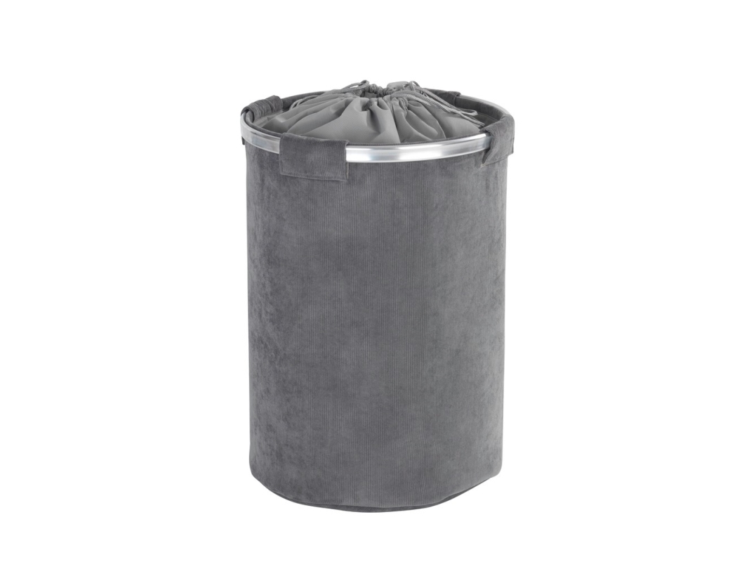 Cordoba Laundry Basket, Color Pilkas - 68 Litres, Wenko