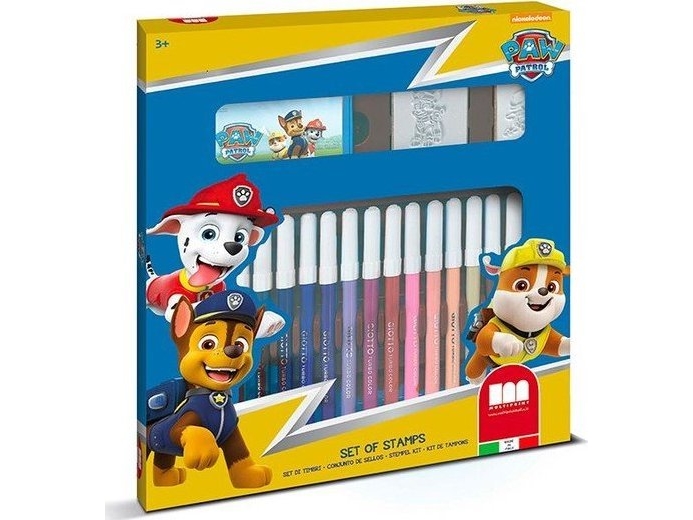 Multiprint Multiprint Psi Patrol Pasters And Pens (18) For Coloring