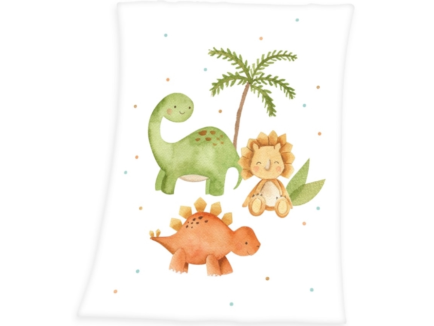 Babybest Dinos Fleecedecke - 75 X 100 Cm