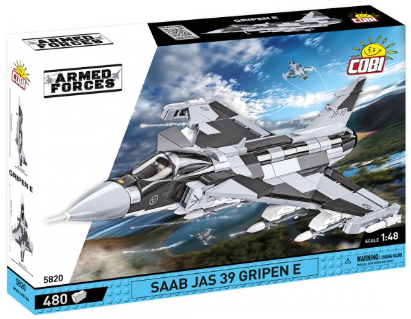 Cobi 5820 Försvarsmakten Svenskt Multirollflygplan Saab Jas 39 Gripen E