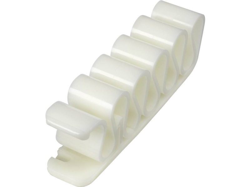 TRU COMPONENTS Kabelklämmor Självhäftande 1572343 Bundle-Ø-område 8 mm (max) Vit 1 st | EL Artiklar - Vägar & tillägg - Övriga | GameStuff