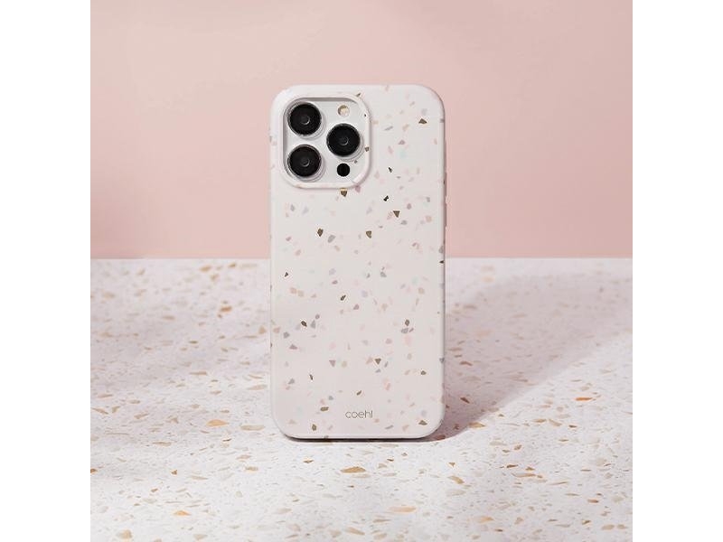 Uniq Etui Uniq Coehl Terrazzo Apple Iphone 14 Pro Max Piaskowy/Sandstone