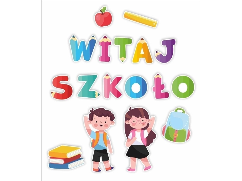Learnhow Skoledekorationer - Velkommen Til Skolen (Stort Skilt)