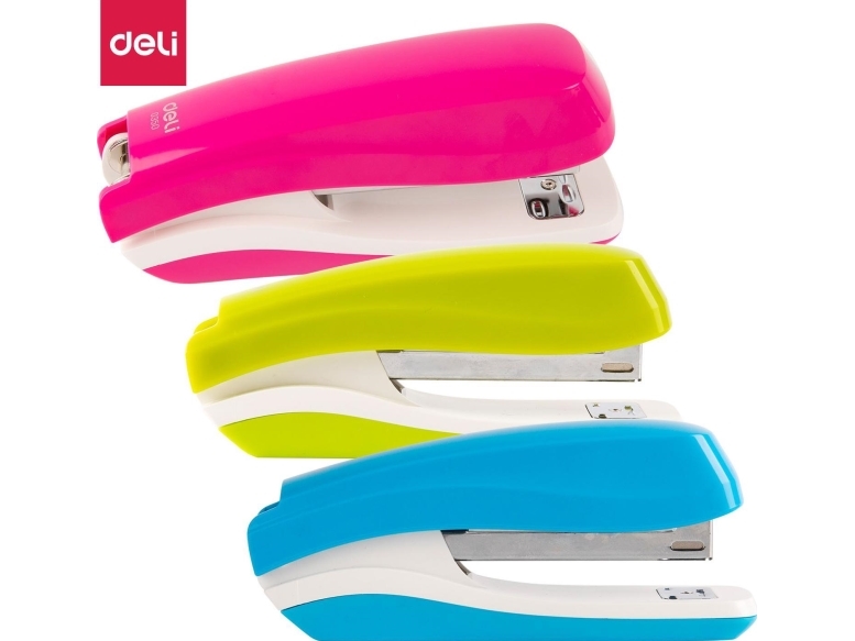 Deli Hefter Deli 0350 Für 25 Karten 24/6 &Amp 26/6 Mix Farben