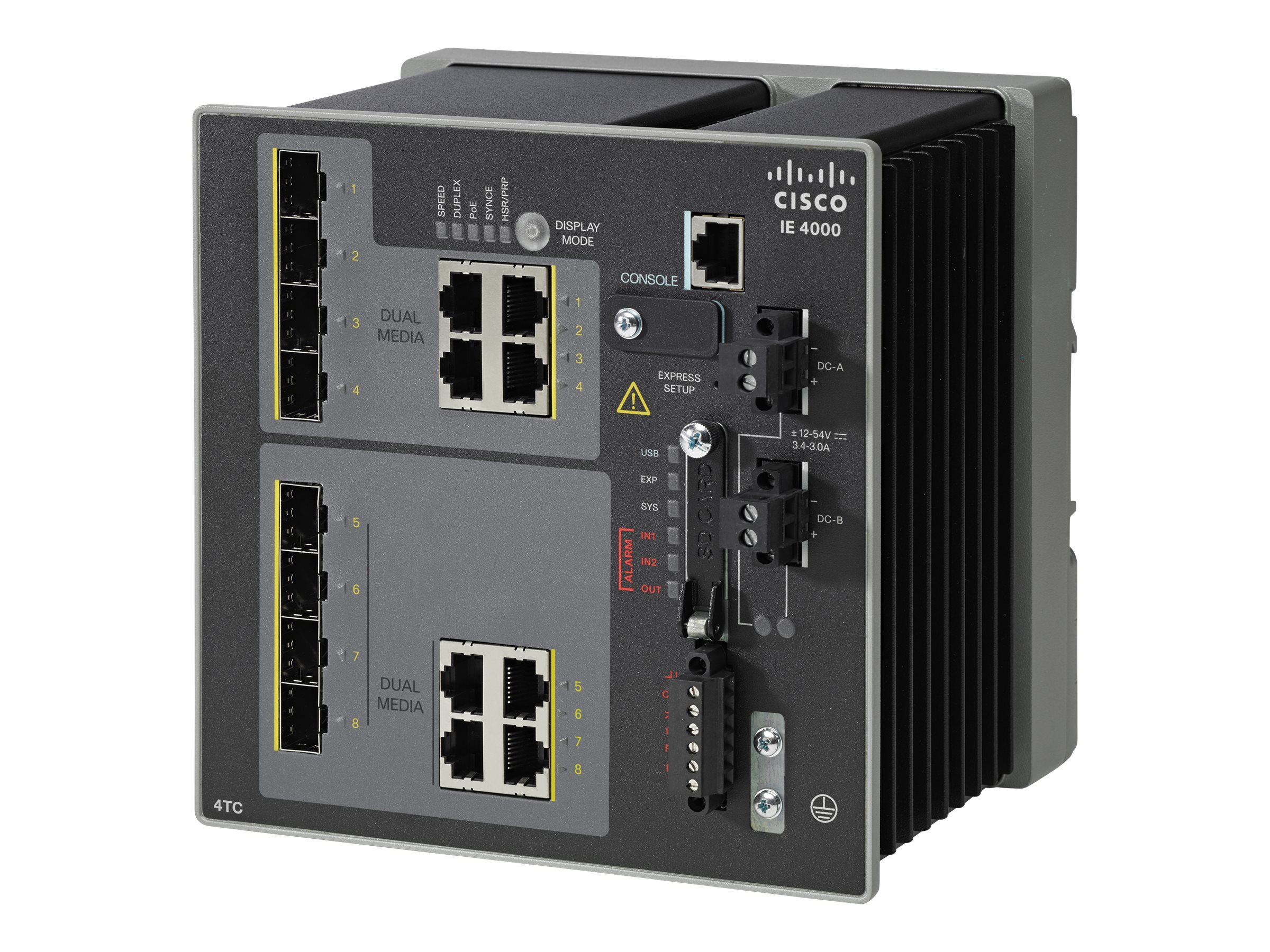 Cisco Ie-4000-4Tc4g-E, Managed, L2/L3, Gigabit Ethernet (10/100/1000), Vollduplex