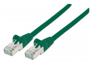 Intellinet 735322, 1 M, Cat6, S/Ftp (S-Stp), Rj-45, Rj-45, Grøn