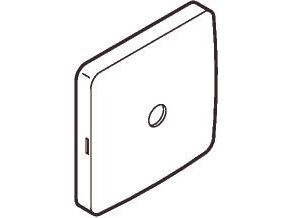 Dæksel Til Lampeudtag, Gammel Type 50X50, Grå