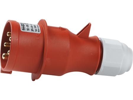 Bals Cee Stikproph6 400V Ac 16A 5 Polet, Rødmultigrip Kabelaflastningip44 Polyamid