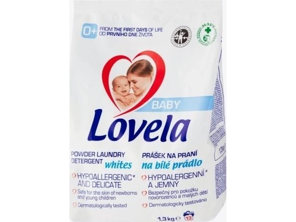 Lovela Lovela Baby, Vaskepulver Til Hvidt Tøj, 1,3 Kg