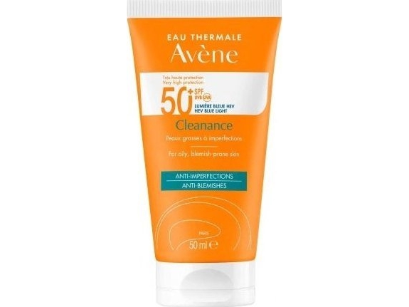 Avene Cleanance Solar Spf 50 50Ml For Oily Acneprone Skin