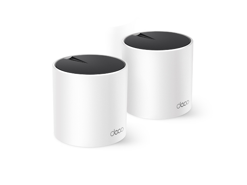 TP-Link DECO X55 (2-Pack), Vit, Intern, Mesh-router, Dual-band (2,4 GHz / 5 GHz), Wi-Fi 6 (802.11ax), 3000 Mbit/s | Datortillbehör - Nätverk - Routrar & Firewalls | GameStuff