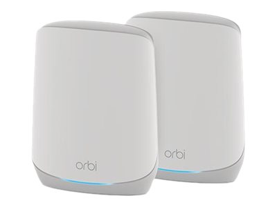 Netgear Orbi Rbk762s - Wi-Fi System (Router, Extender) - Bis Zu 5000 Sq.Ft - Mesh - Gige - 802.11A/B/G/N/Ac/Ax - Tri-Band